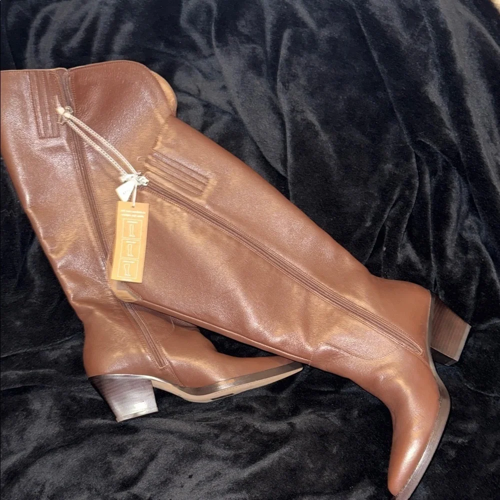 Dolce Vita Tan Over the Knee Boots New Sz 6